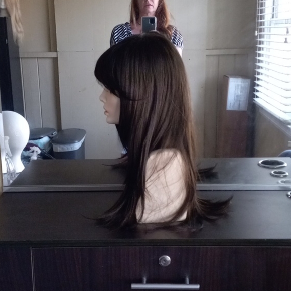 Angela Dark Chocolate Mono top wig - Picture 6 of 14